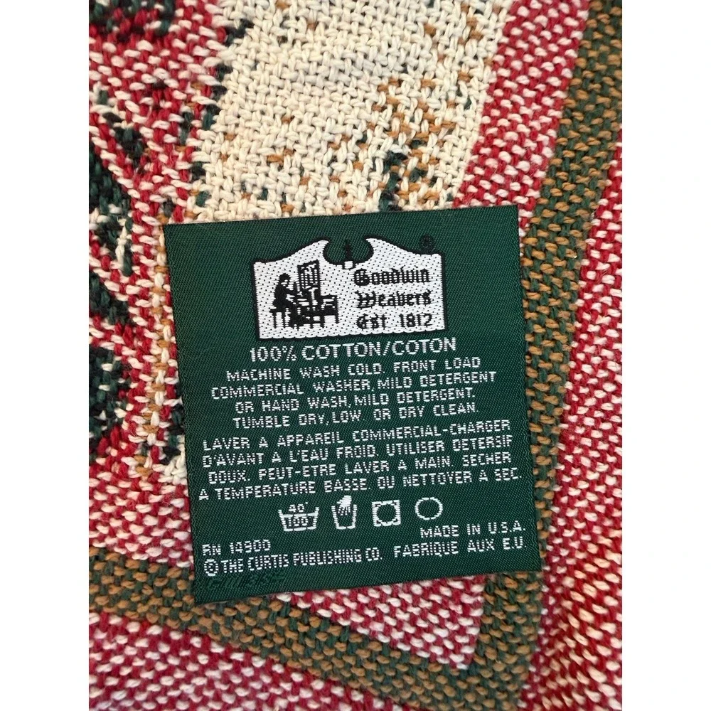Norman Rockwell Saturday Evening Post 1945 Clock Repairman Tapestry Throw USA